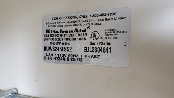 Kitchen Aid Wine and Beverage Cooler Not Tested (Location 3) - Image 4 of 4