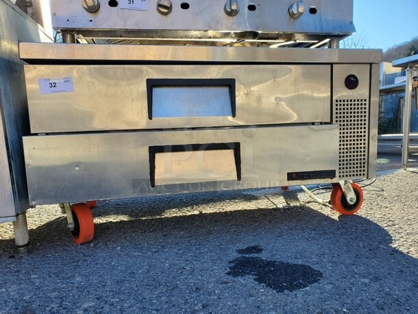 TRUE TRCB-52 2 Drawers Chef Base On Casters! 115V 52X32X28 - Image 3 of 6