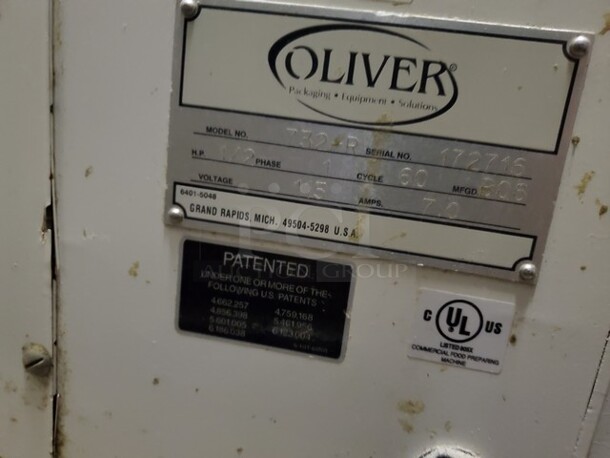 OLIVER 732-R Front Load Bread Slicer 115V  - Image 6 of 6