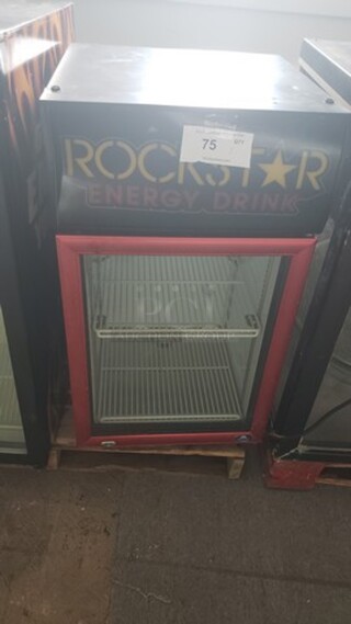 Rockstar Energy Drink Refrigerator CTM-32W Crystal Cooler Not tested (Location 2)