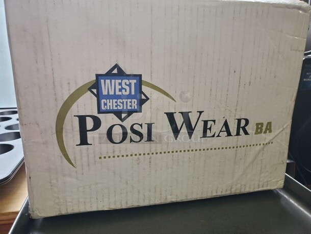 Full box Posi Wear White antistat, coverall, elastic wrist and ankle 
