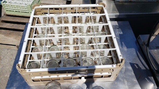 Lot of 25 Miscellaneous Glasses and a 25-Compartment Glass Rack! - Image 2 of 2