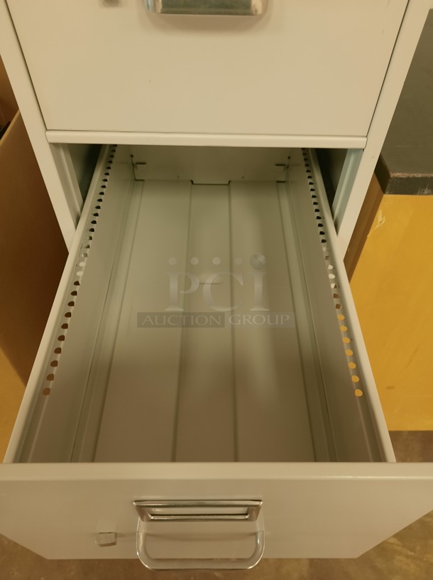 Filing Cabinet and Wooden Unit.
15X26.5X52 and 72X24X3. 2 Times Your Bid! (Main Building)  - Image 3 of 5