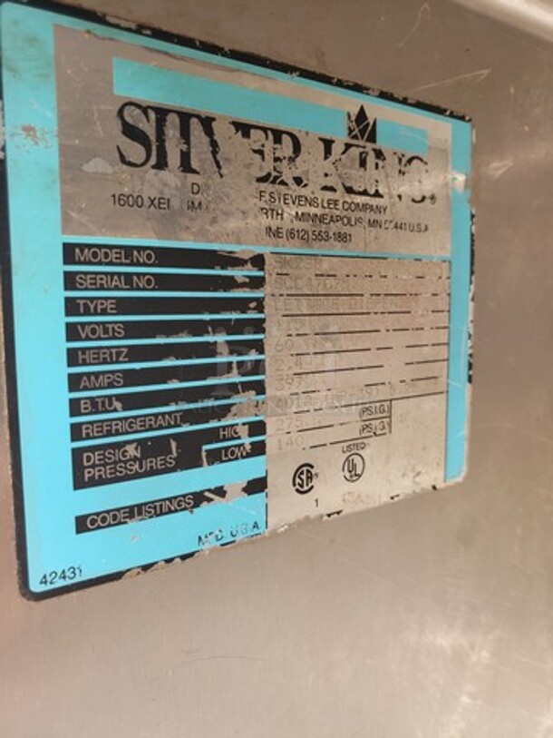 Silver King Lettuce Crisper/Dispenser!

115 V
60 Hz
2.4 A - Image 4 of 6