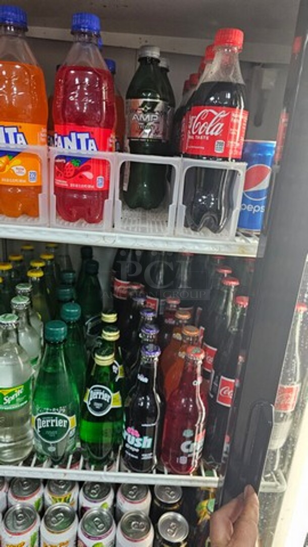 Omcan - G1.2YBM2F Commercial 53" 2 Glass Door Merchandiser Refrigerator. Contents inside not included. - Image 5 of 7