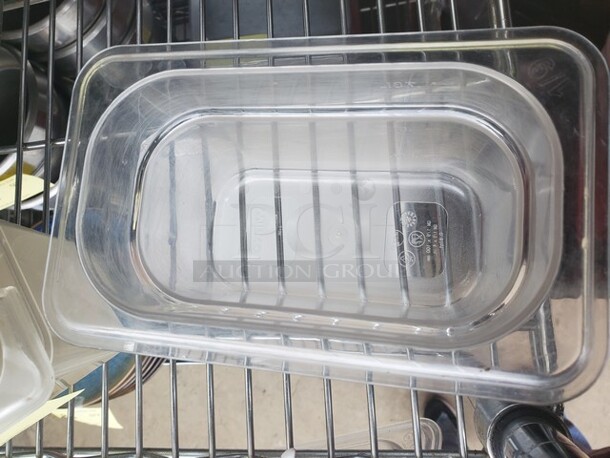 Winco Clear Plastic Pan 1/4X4in 10XBID - Image 2 of 4