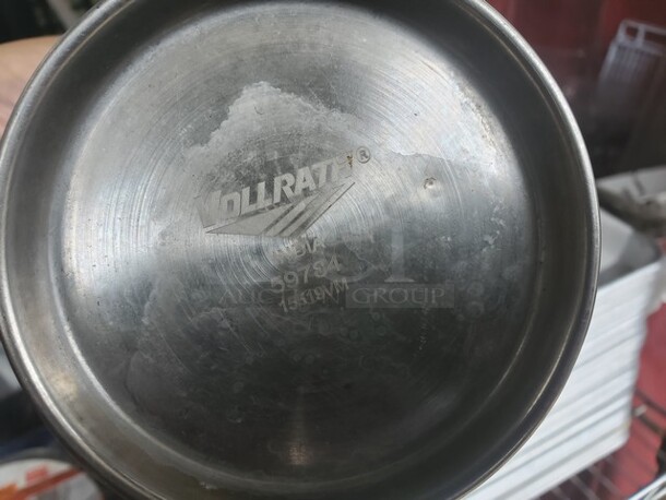 Vollrath Mini Stainless Steel Serving Bucket with Handle and Pedestal Base - Image 4 of 5