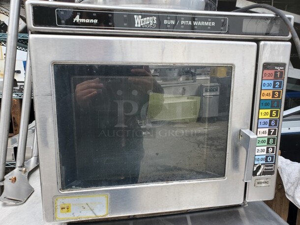Amana  WDYRC 208/230V Commercial Microwave, Unknown condition!   - Image 2 of 6