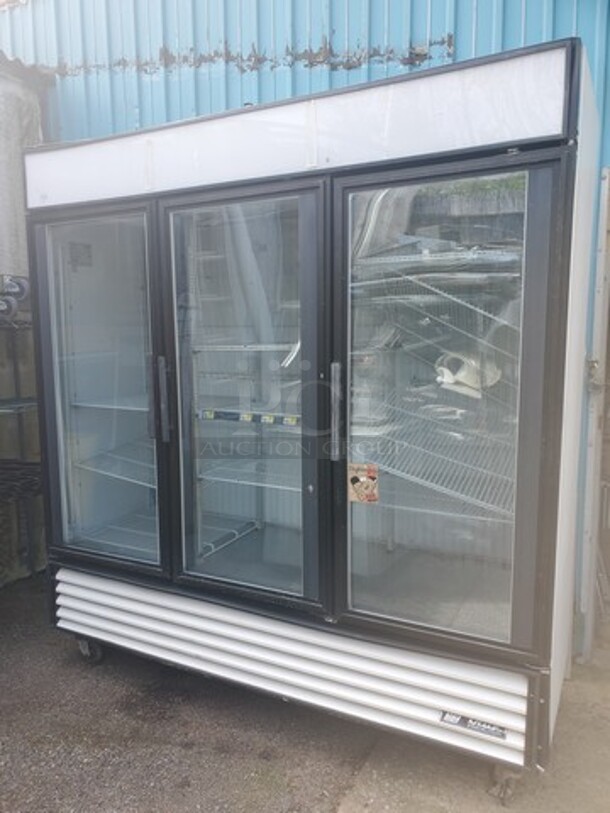 TRUE GDM-72F 3-Glass Door Freezer Merchandiser 115/208-230V 78