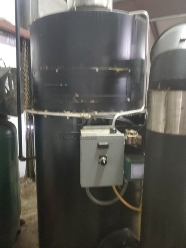 Diedrich IR-12 Natural Gas Coffee Roaster In great condition and fully operational 110Volt/60 Hz/1PH (Roaster, DC0-12 Afterburner, Chaff Collector, Fan and Gas piping shown) Software Recently Updated! Buyer must remove this item. - Image 7 of 12