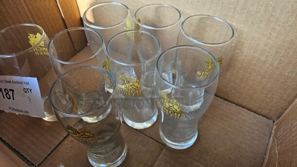 Lot of 8 Glasses - Image 3 of 3