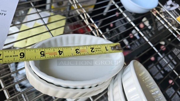 Lot of 9 Round Crème Brulee Dishes - Image 2 of 2