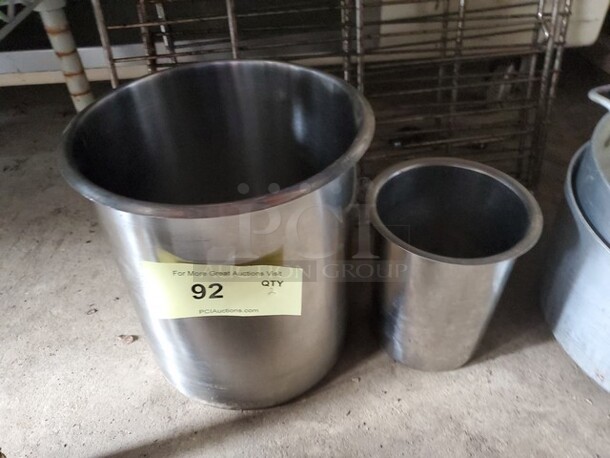 Lot of 2 Bain Marie Pots - Image 1 of 2