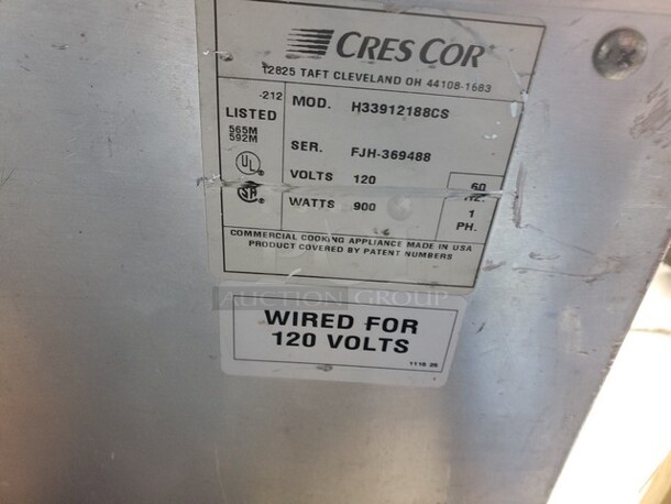 Cres Cor Insulated Half-Size Hot Cabinet
Good Working Condition
120 V
On Casters - Image 4 of 5