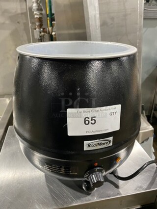 Kool More Commercial Countertop Food Warmer Soup Kettle! Model: SKBK3G SN: 21HL70810930 110V 60HZ 1 Phase