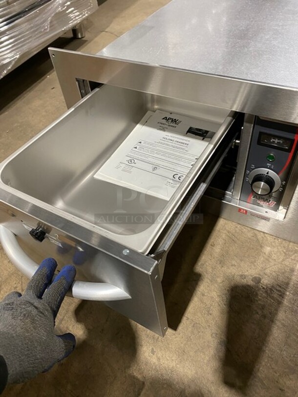 NEW IN BOX! APW WYOTT Stainless Steel  Counter Top Food Warmer! MODEL HDDIS1 SN:8150018090011 120V 1PH! Working! - Image 6 of 10