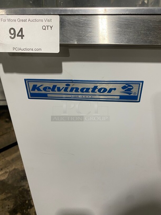 Kelvinator Commercial Refrigerated Ice Cream Dipping Cabinet/Display Case Merchandiser! With Slanted Front Glass! With Rear Access Doors! - Image 7 of 9