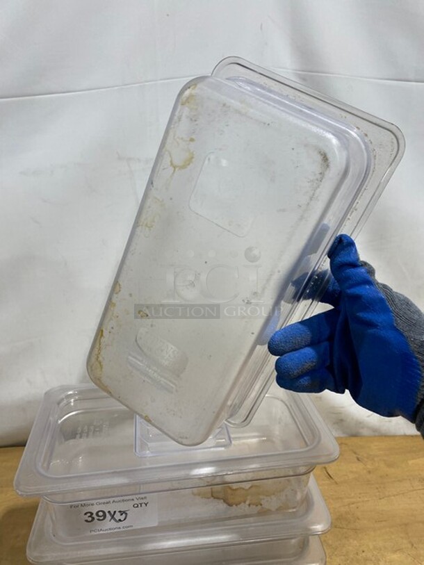 Winco Polycarbonate Clear Food Pans! 5X Your Bid! - Image 5 of 9