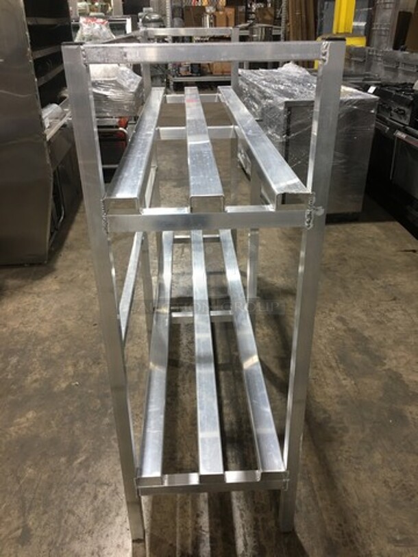 NICE! MUST HAVE! NEW! Channel Commercial Aluminum Keg Rack! Holds Up To 8 Kegs! On Legs! Model: KSR72 - Image 6 of 6