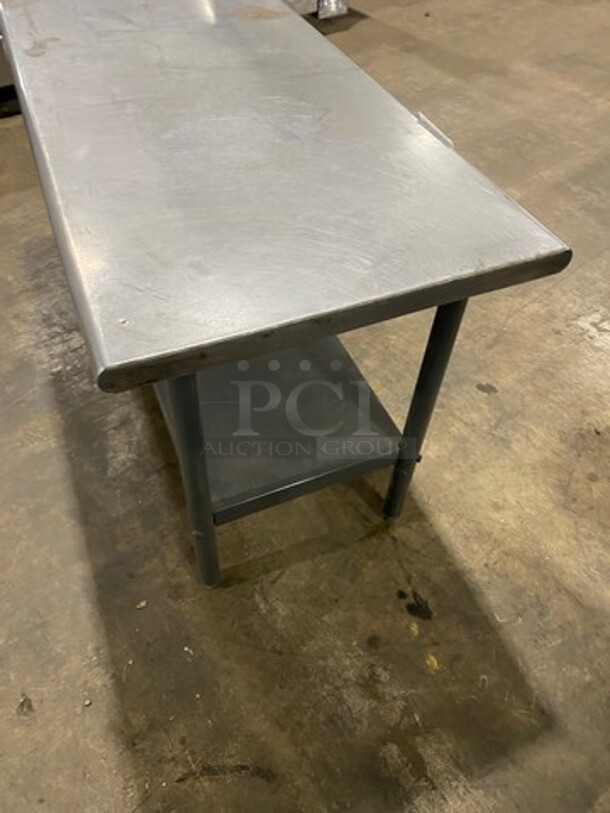 WOW! Solid Stainless Steel Work Top/ Prep Table! With Single Drawer! With Storage Space Underneath! On Legs! - Image 4 of 7
