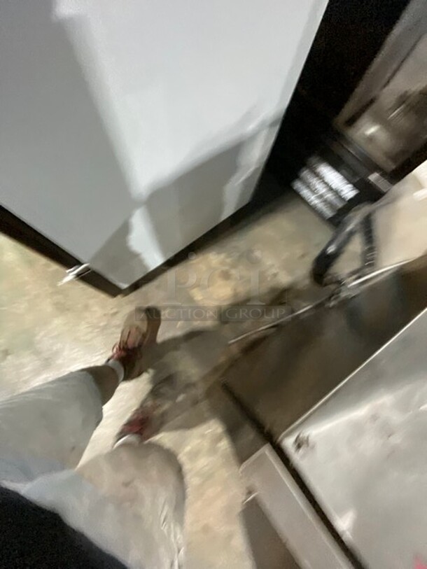 Commercial 3 Door Reach In Freezer Merchandiser! With View Through Doors! With Poly Coated Racks!  - Image 3 of 4