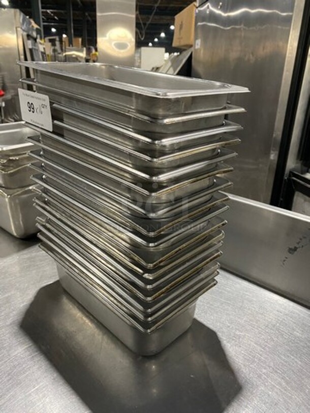 Thunder Group Commercial Steam Table/ Prep Table Food Pans! All Stainless Steel! 16x Your Bid! - Image 2 of 6
