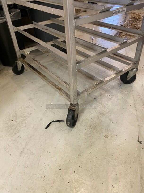 Channel Commercial Aluminum Mobile Can Rack! On Casters! - Image 6 of 6