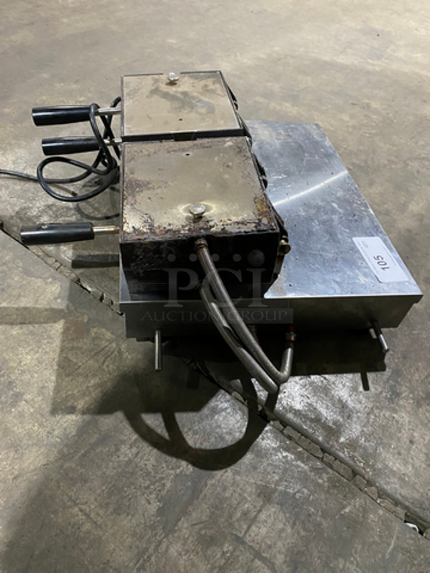 Krampouz Commercial Countertop Dual Waffle Maker! All Stainless Steel! 240V 60HZ 1 Phase - Image 4 of 9