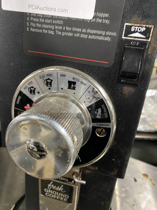 Bunn Commercial Countertop Coffee Bean Grinder! Model: G2HD SN: G300015049 120V 60HZ 1 Phase - Image 7 of 8