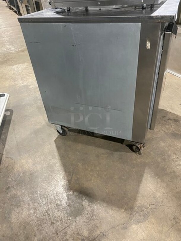 Cool Tech Commercial Single Door Lowboy/ Worktop Cooler! All Stainless Steel! On Casters! Model: CMPH27LBB SN: 116147 120V 60HZ 1 Phase - Image 2 of 8