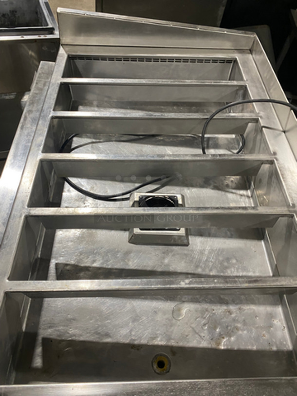 NICE! Kairak Commercial Refrigerated Prep Table! With Back And Side Splashes! With Single Door Storage Space Underneath! All Stainless Steel! On Casters! Model: KRP48S SN: 34598! Not Tested!  115V 60HZ 1 Phase - Image 5 of 8