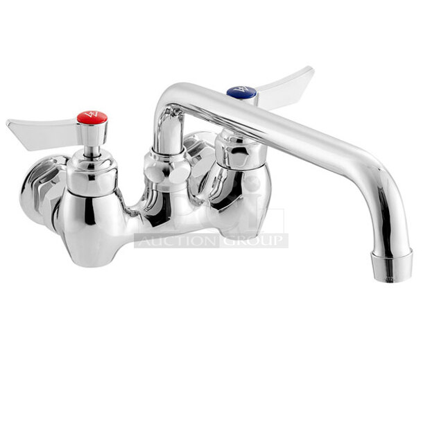BRAND NEW SCRATCH AND DENT! Waterloo 750FW410 Wall Mount 4" Center Faucet. Stock Picture Used as Gallery. - Image 1 of 7