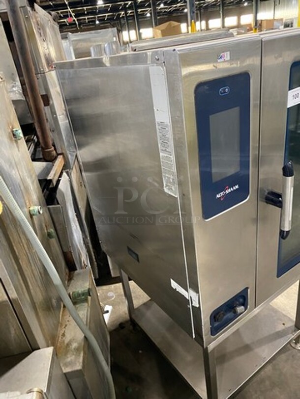 LATE MODEL! Alto Shaam CTP10-10E Stainless Steel Commercial! Electric Powered Combi Convection Oven w/ Stand! 208-240 Volts! 3 Phase! Mode CTP10-10E! Working When Removed! - Image 2 of 9