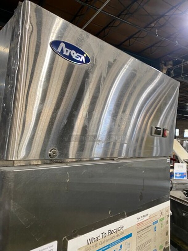 2017 Atosa Commercial Single Door Reach-In Cooler! With Poly Coated Racks! Solid Stainless Steel! On Casters! Model: MBF8001 SN: MBF8001150521C4046 115V 60HZ 1 Phase - Image 8 of 9