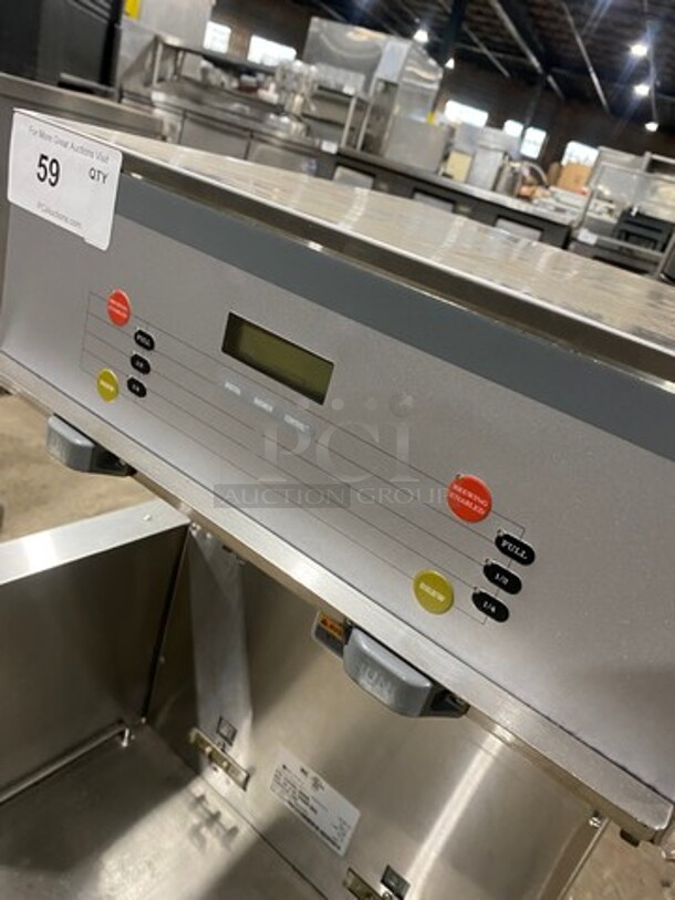Bunn Commercial Countertop Dual Coffee Brewing Machine! All Stainless Steel! On Small Legs! Model: DUALSHDBC SN: DUAL191843 120/208V 60HZ 1 Phase - Image 5 of 8