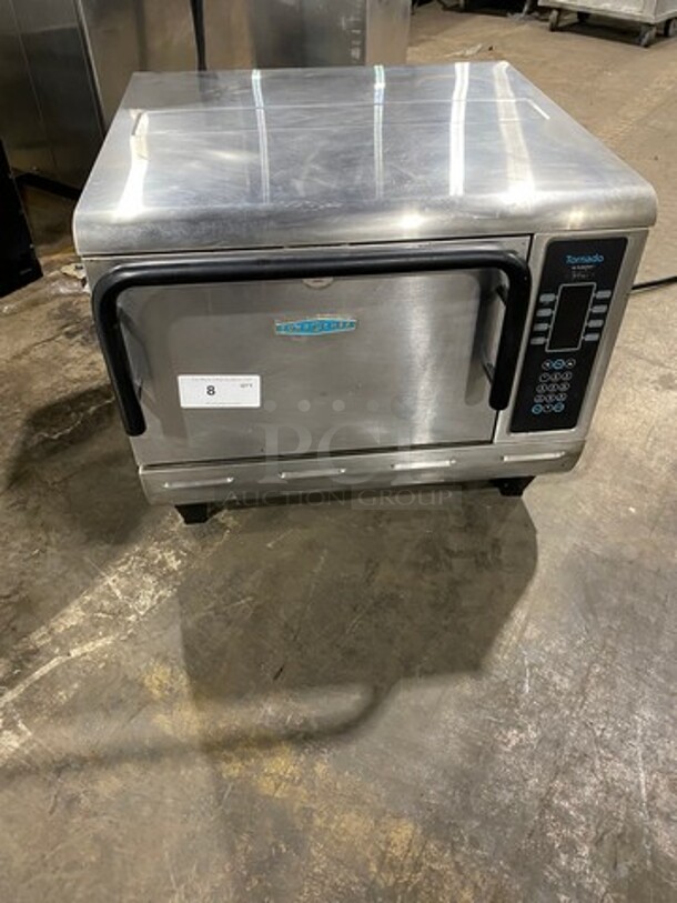 2011 Turbo Chef Commercial Countertop Rapid Cook Oven/ Microwave Oven! All Stainless Steel! Tornado Series Model: NGCD6 SN: NGCD6D10943 208/240V 60HZ 1 Phase