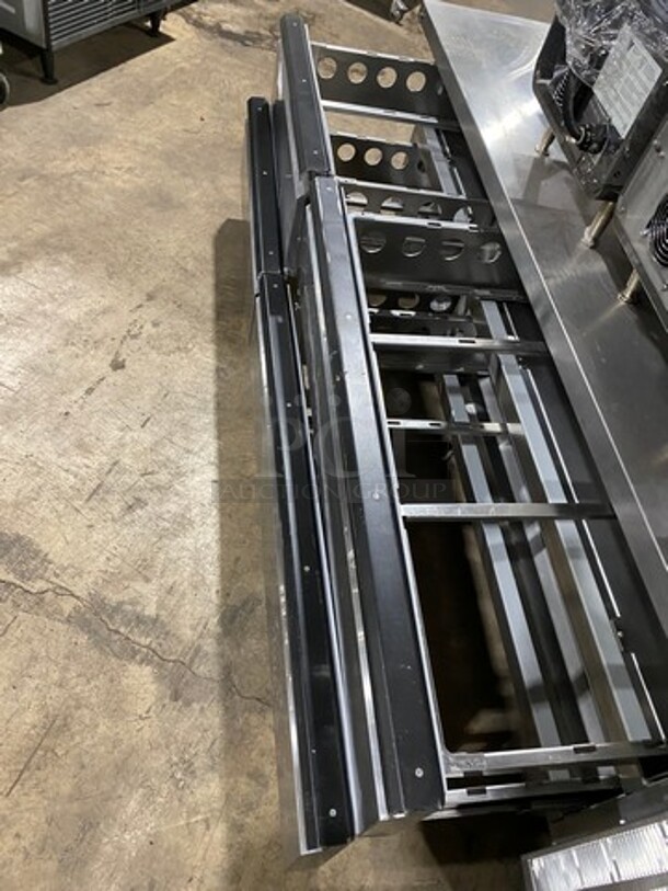 Silver King Commercial Refrigerated Chefs Base! With 4 Drawer Storage Space! All Stainless Steel! On Casters! Model: SKRCB84H SN: SAJE68785A 115V 60HZ 1 Phase - Image 5 of 9