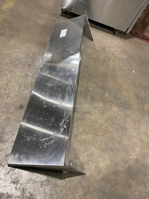 Commercial Solid Stainless Steel Wall Mount Shelf! - Image 2 of 5