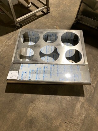 Great! All Stainless Steel 6 bay Drop in Steam Table Insert!