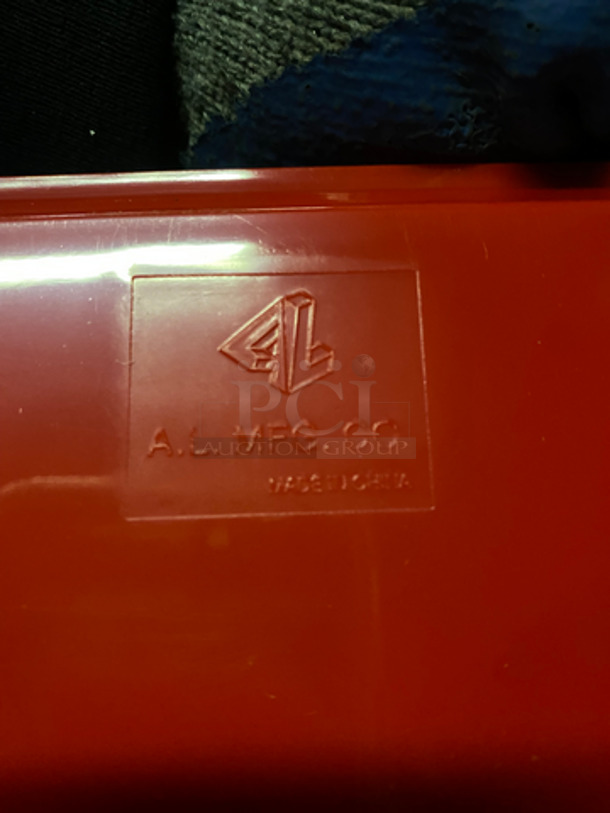BRAND NEW! Red Poly Food Serving Trays! - Image 5 of 5