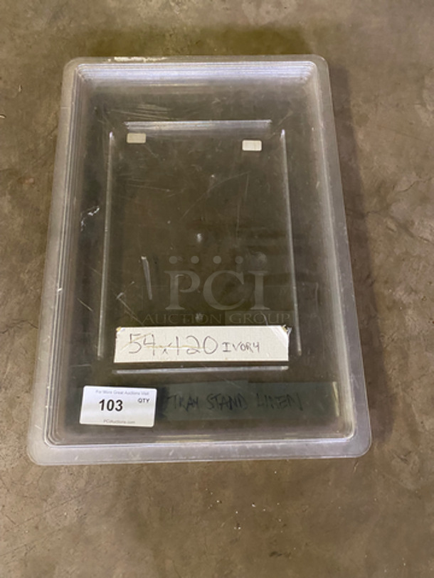 Large Poly Clear Food Pan Covers! - Image 1 of 3