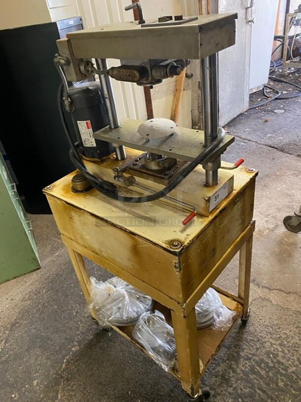 Compact Hydraulic Pie Press Machine With Dyes! Working When Removed! - Image 2 of 9