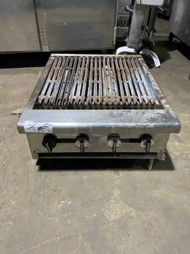 Radiance Commercial Countertop Gas Powered Charbroiler! All Stainless Steel!