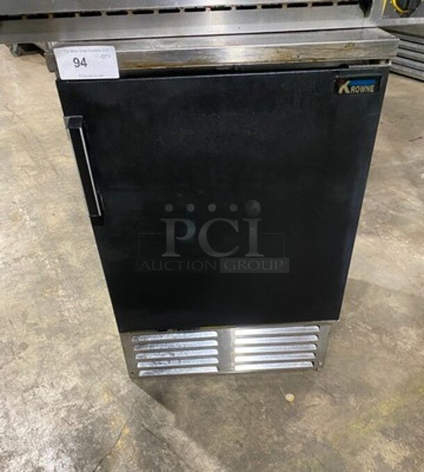 Krowne Commercial Undercounter Glass Chiller! All Stainless Steel! Model: FMC24BSR SN: 0100810 115V 60HZ 1 Phase - Image 1 of 7