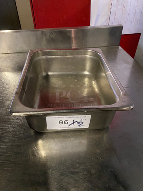Stainless Steel Steam Table Pans! 2x Your Bid! - Image 2 of 5