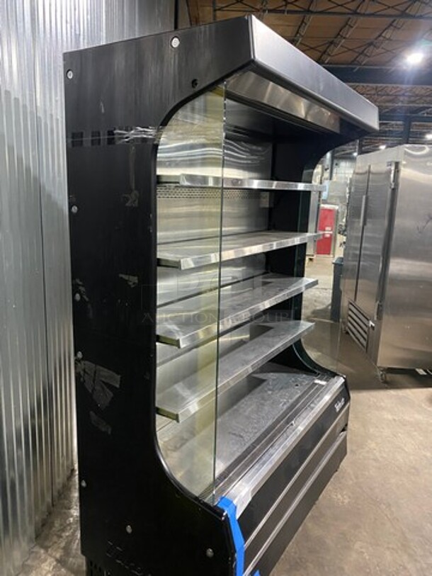 Turbo Air Commercial Refrigerated Open Grab-N-Go Case Merchandiser! With View Through Sides!  All Stainless Steel! MODEL TOM50B  SN:TOM5016Z100  120V  1PH - Image 4 of 9