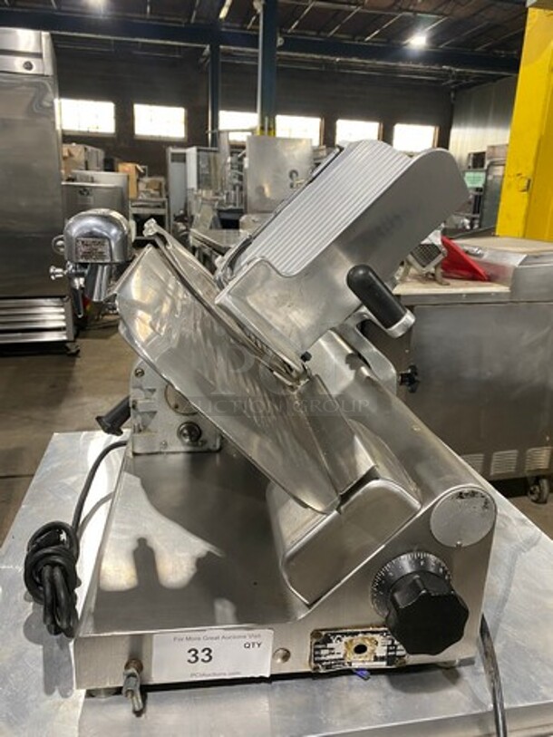 Globe Commercial Countertop Deli/ Meat Slicer! All Stainless Steel! - Image 1 of 9