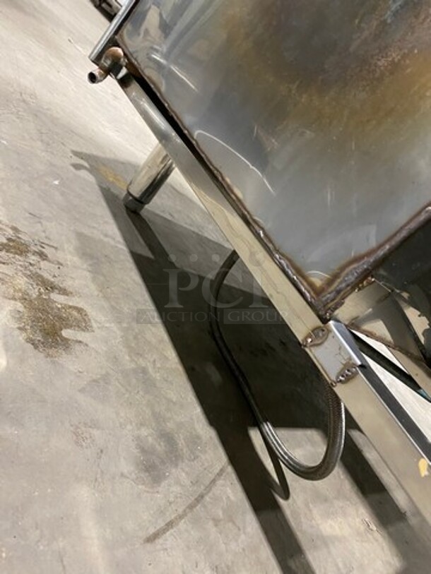 Commercial Tripple Cabinet Steam Cooker! With Metal Racks! All Stainless Steel! On Legs! - Image 8 of 8