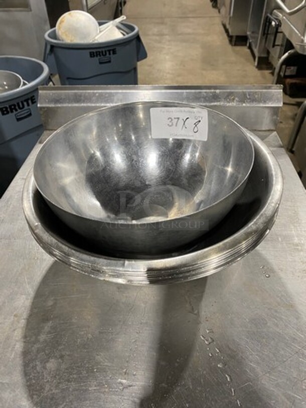 Stainless Steel Mixing Bowls! 7x Your Bid!