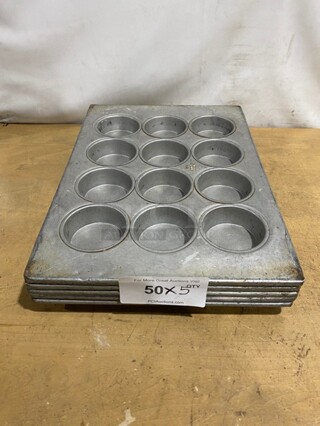 Chicago Metallic Commercial Cupcake/Muffin Pans! 5X Your Bid! 